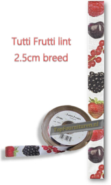 Tutti Frutti lint 2.5cm breed