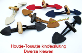 Sluiting houtje-touwtje  kinderen