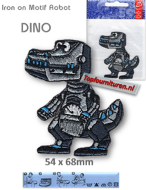 Iron on Motif Robot - DINO