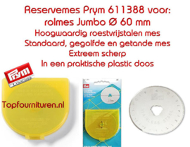 Prym 611388 reservemes extra groot 60 mm