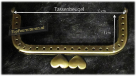 Tassenbeugel/frame brons 10cm