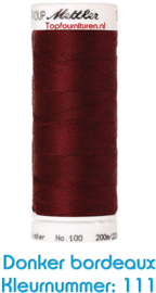 Seralon 200m rood/ bordeaux tinten
