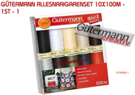 GÜTERMANN ALLESNAAIGARENSET 10X100M