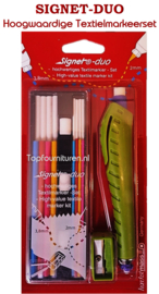 Textielmarkeerset Signet-Duo