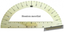 Houten meetlat bril