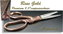 Premium Rose Goldschaar 8.5"