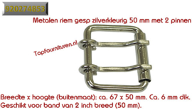 Metalen riem gespen