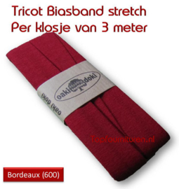 Tricot Biaisband Jersey bordeaux