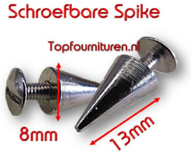 Schroefbare Spike per 10 stuks.