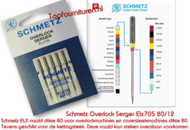 Schmetz Universeel overlocknaalden 80/12