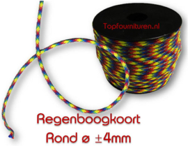 Regenboogkoord prijs per 5 meter of per rol