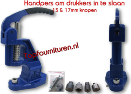 Handpers voor drukknopen 15 & 17mm