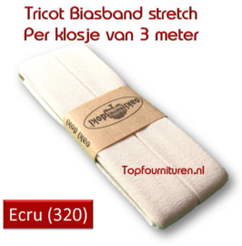 Tricot Biaisband Jersey Ecru