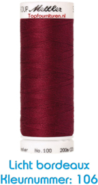 Seralon 200m rood/ bordeaux tinten