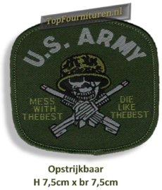 US ARMY opstrijkbaar