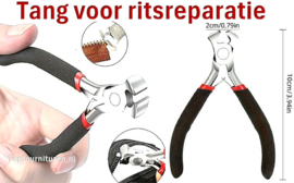 Tang voor ritsreparatie