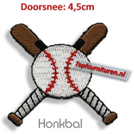 Applicatie honkbal opstrijkbaar.