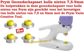 Prym Gereedschapsset holle nieten 7,5-9mm