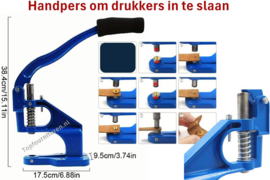 Handpers voor drukknopen 15 & 17mm