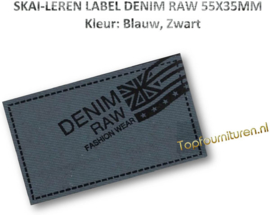 Skai-leren label (63973-01)