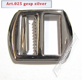 Zilveren gesp 2cm zilver
