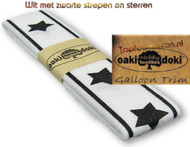 Sierband Galloon-Trim hoofdkleur wit