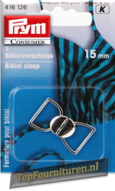 Bikinisluiting metaal 15mm