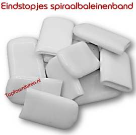 Eindstopjes spiraal baleinenband