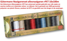 Gütermann Naaigarenset allesnaaigaren rPET 10x100m