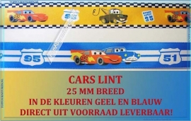 Cars lint oranje & geel (DISNEY 3074)