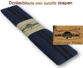 Sierband Galloon-Trim hoofdkleur donkerblauw