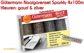 Gütermann Naaigarenset Sparkly 4x100m
