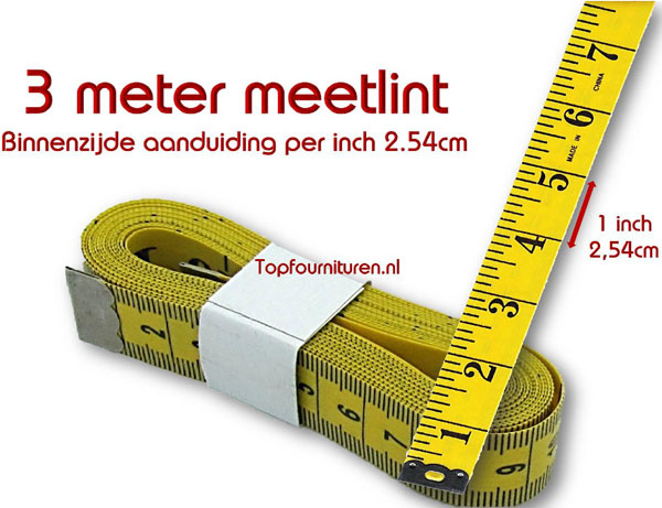Giftig Eigenaardig twijfel Coupeuse/kleermaker meetlint 3 meter | Linialen | Topfournituren.nl