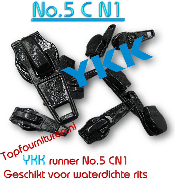 Runner no.5 YKK waterdichte ritsen (A)