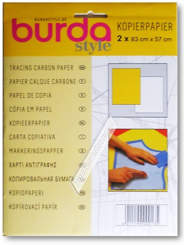 Burda kopieerpapier (geel)