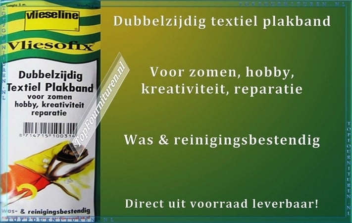 Nauwkeurig compileren Schande Vliesofix / Vlieseline dubbelzijdig textielplakband. Prijs per 2 stuks |  Vlieseline | Topfournituren.nl