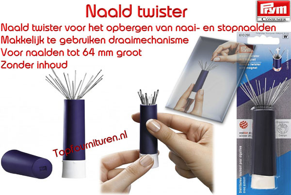 Buigen micro vinger Handige naaldenhouder Prym 610291 | Glaskop & kopspelden | Topfournituren.nl