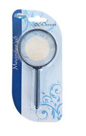 Vergrootglas op Blister