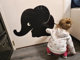 KrijtBord Folie Olifant