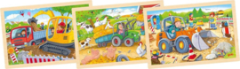 PuzzelSet Bouwvoertuigen