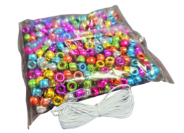 Knutselset Metallic Kralen