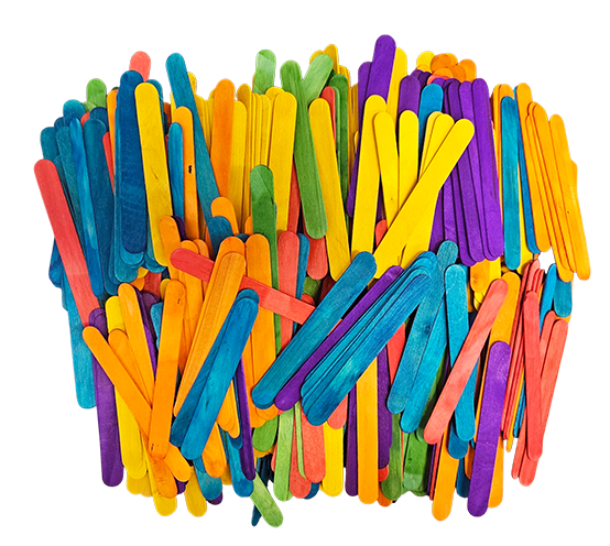 Grote Gekleurde IJsstokjes