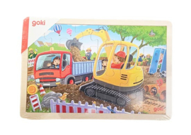 PuzzelSet Bouwvoertuigen