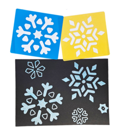 Sjablonen Sneeuwvlok