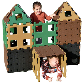 Polydron XL Natuurlijke Kleuren