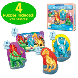 4-in-1 Puzzel Dino's