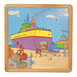 Puzzel in Lijst - Haven