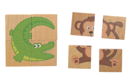 Magnetische Puzzel - Dieren