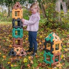Polydron Groot Natuurlijke Kleuren