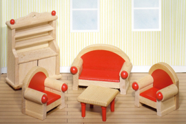 Poppenhuis Woonkamer Luxe Goki